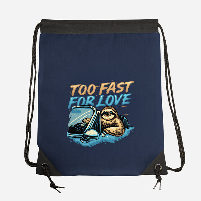 Too Fast For Love-None-Drawstring-Bag-glitchygorilla