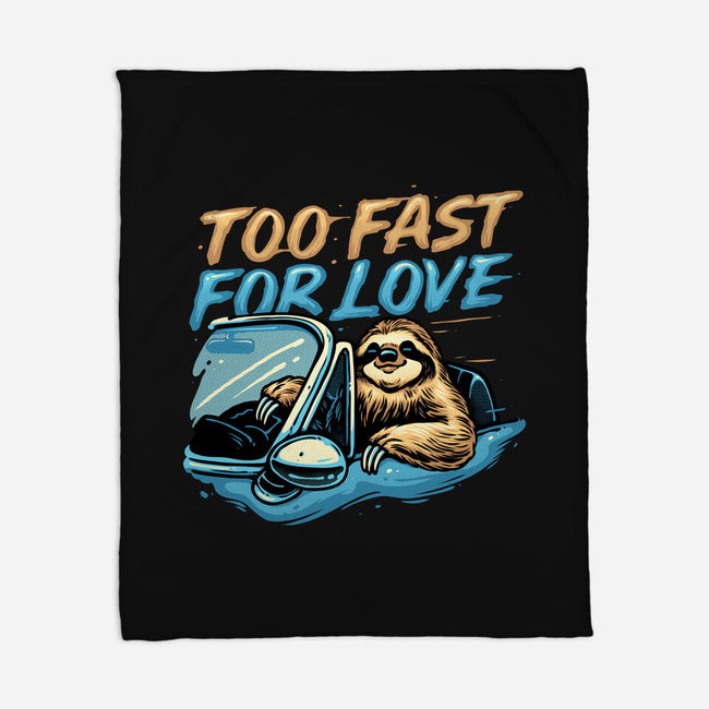 Too Fast For Love-None-Fleece-Blanket-glitchygorilla