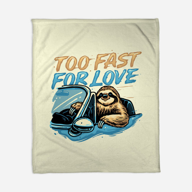 Too Fast For Love-None-Fleece-Blanket-glitchygorilla