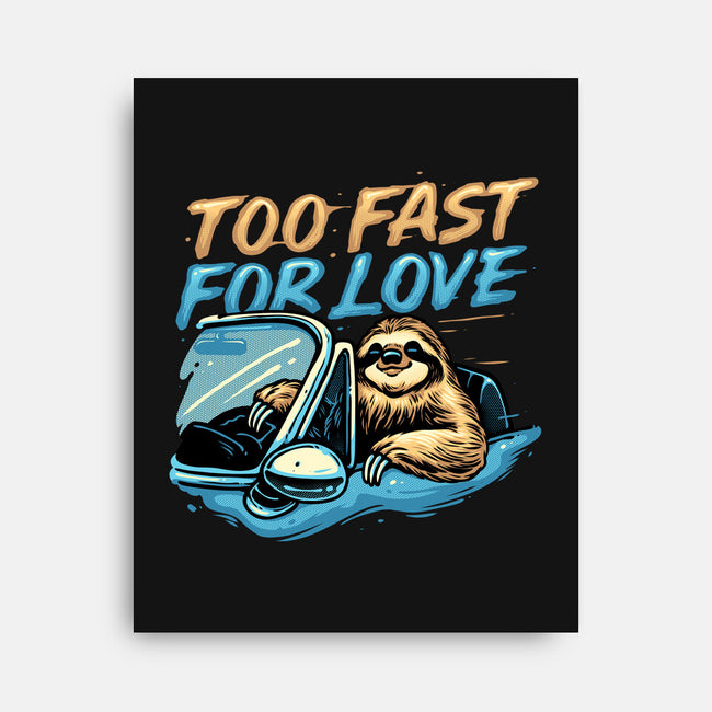 Too Fast For Love-None-Stretched-Canvas-glitchygorilla