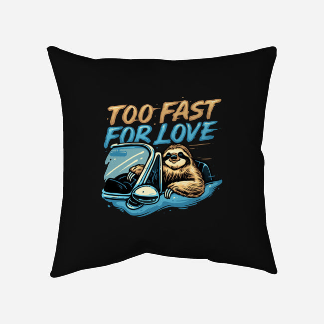 Too Fast For Love-None-Removable Cover w Insert-Throw Pillow-glitchygorilla