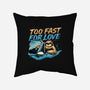 Too Fast For Love-None-Removable Cover w Insert-Throw Pillow-glitchygorilla