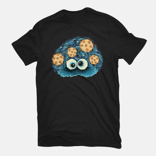 Cookies In The Night Sky-Mens-Heavyweight-Tee-glitchygorilla