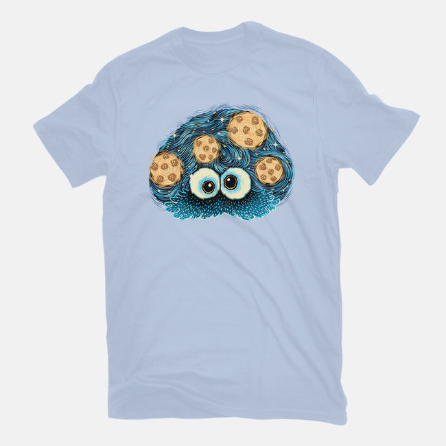 Cookies In The Night Sky-Womens-Fitted-Tee-glitchygorilla