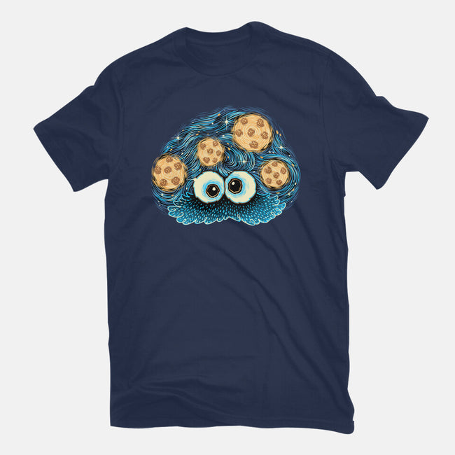 Cookies In The Night Sky-Womens-Basic-Tee-glitchygorilla