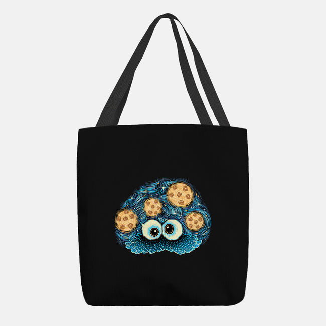 Cookies In The Night Sky-None-Basic Tote-Bag-glitchygorilla