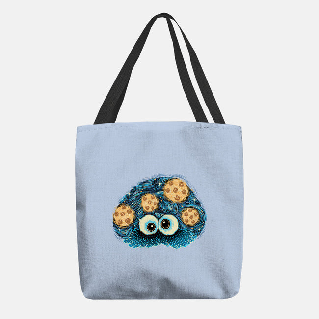 Cookies In The Night Sky-None-Basic Tote-Bag-glitchygorilla