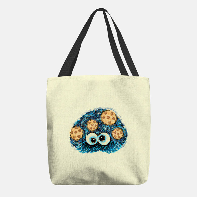 Cookies In The Night Sky-None-Basic Tote-Bag-glitchygorilla