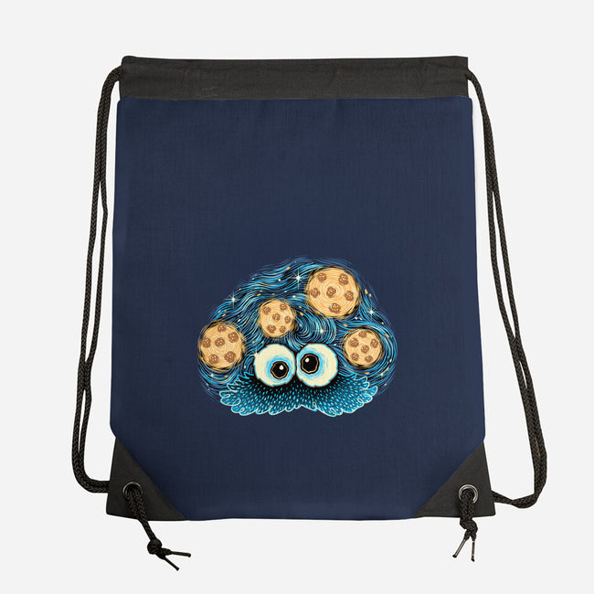 Cookies In The Night Sky-None-Drawstring-Bag-glitchygorilla