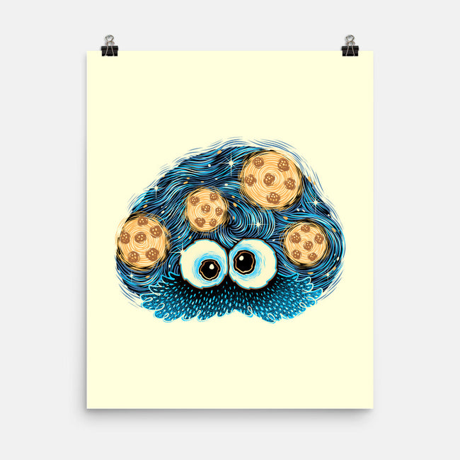 Cookies In The Night Sky-None-Matte-Poster-glitchygorilla