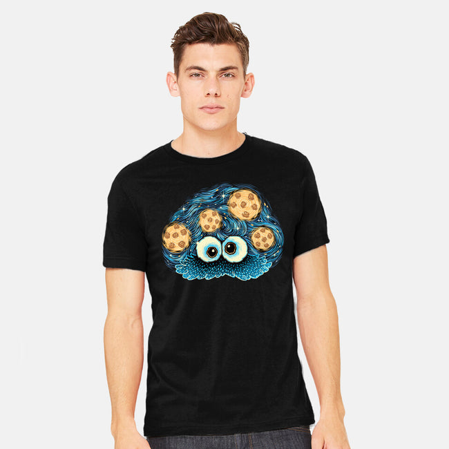 Cookies In The Night Sky-Mens-Heavyweight-Tee-glitchygorilla