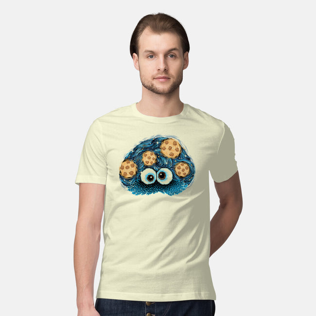 Cookies In The Night Sky-Mens-Premium-Tee-glitchygorilla