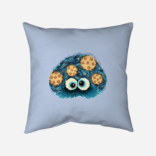 Cookies In The Night Sky-None-Removable Cover w Insert-Throw Pillow-glitchygorilla