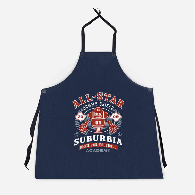 Dummy Shield Emblem-Unisex-Kitchen-Apron-LAGELANTEE