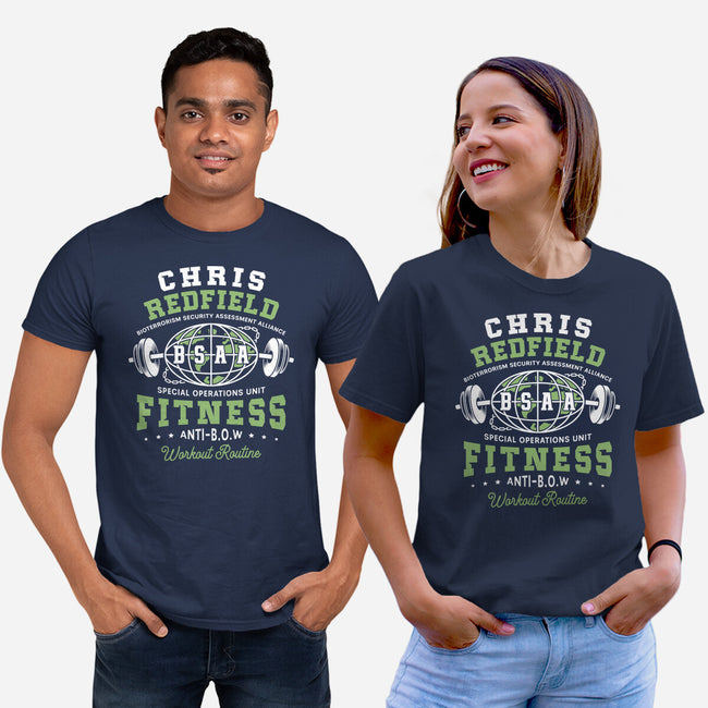 Bsaa Redfield Fitness Emblem-Unisex-Basic-Tee-LAGELANTEE