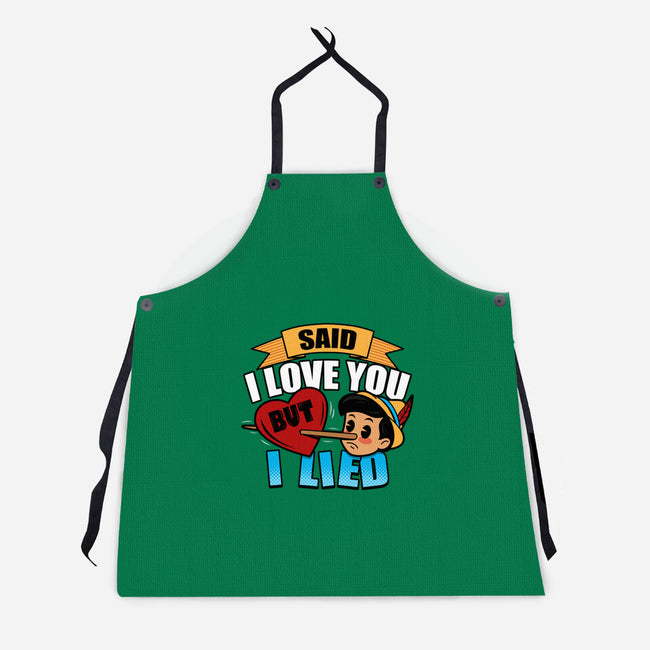 Said I Love You But I Lied-Unisex-Kitchen-Apron-Boggs Nicolas