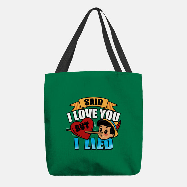 Said I Love You But I Lied-None-Basic Tote-Bag-Boggs Nicolas