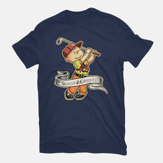 Charlie's Golf Adventure-Youth-Basic-Tee-P1yu5h