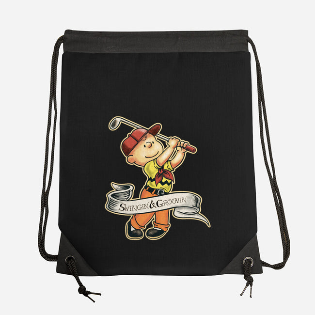 Charlie's Golf Adventure-None-Drawstring-Bag-P1yu5h