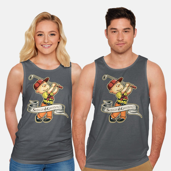 Charlie's Golf Adventure-Unisex-Basic-Tank-P1yu5h