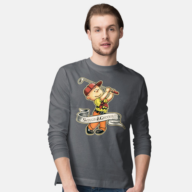 Charlie's Golf Adventure-Mens-Long Sleeved-Tee-P1yu5h