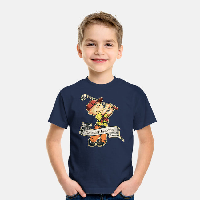 Charlie's Golf Adventure-Youth-Basic-Tee-P1yu5h