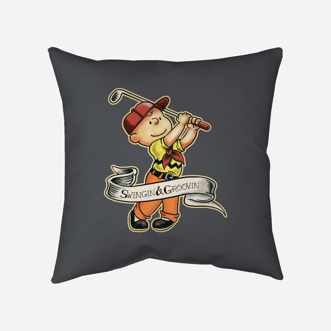 Charlie's Golf Adventure-None-Removable Cover w Insert-Throw Pillow-P1yu5h