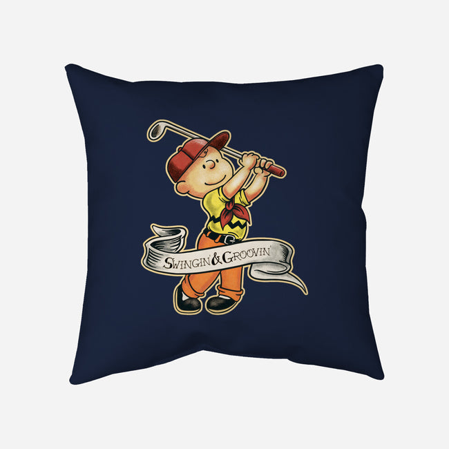 Charlie's Golf Adventure-None-Removable Cover w Insert-Throw Pillow-P1yu5h