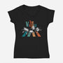 The Vintage-Womens-V-Neck-Tee-Tri haryadi