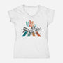 The Vintage-Womens-V-Neck-Tee-Tri haryadi
