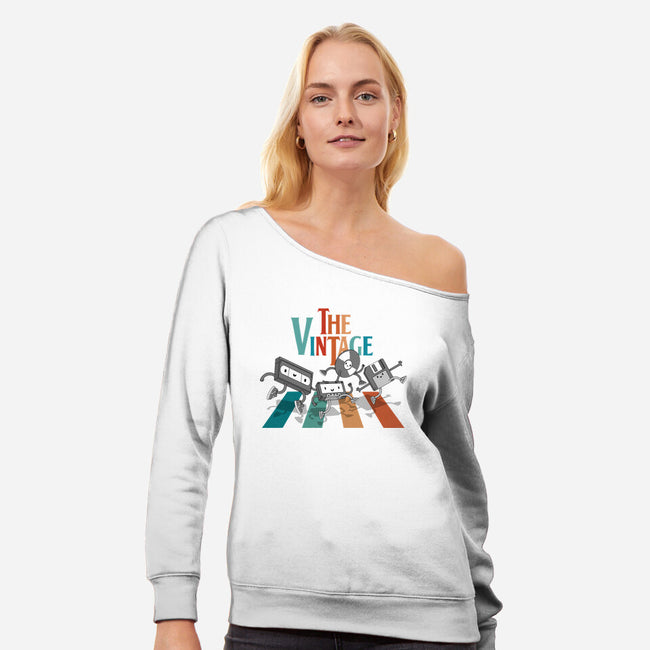 The Vintage-Womens-Off Shoulder-Sweatshirt-Tri haryadi