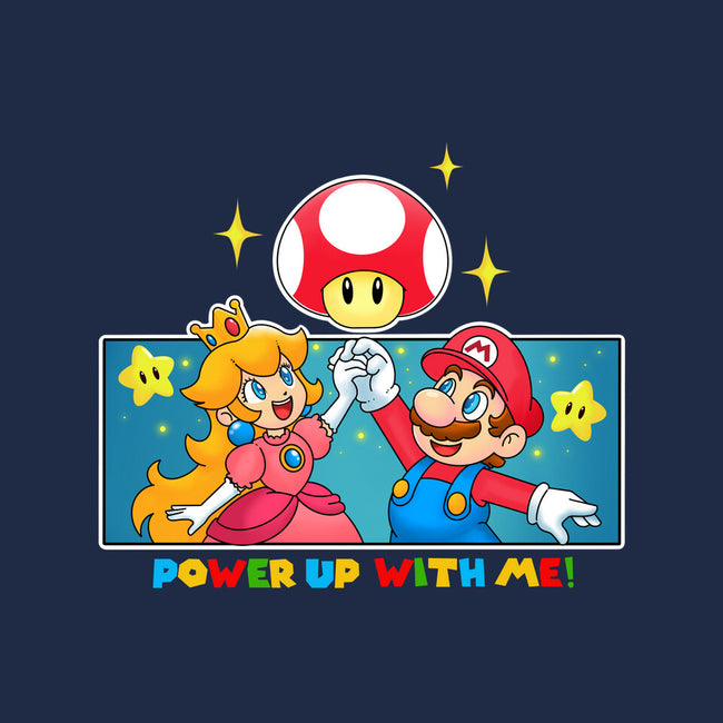 Power Up With Me-Womens-V-Neck-Tee-Tri haryadi