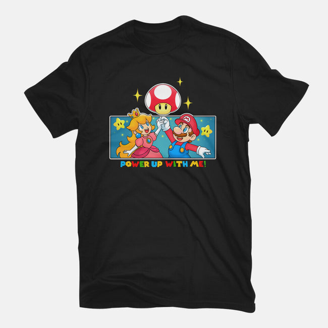 Power Up With Me-Unisex-Basic-Tee-Tri haryadi