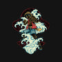 Pirate King Waves-Youth-Pullover-Sweatshirt-glitchygorilla
