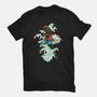 Pirate King Waves-Mens-Basic-Tee-glitchygorilla