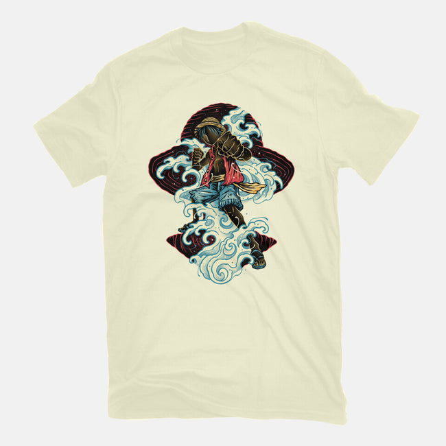 Pirate King Waves-Mens-Premium-Tee-glitchygorilla