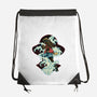 Pirate King Waves-None-Drawstring-Bag-glitchygorilla