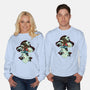 Pirate King Waves-Unisex-Crew Neck-Sweatshirt-glitchygorilla