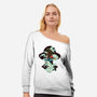 Pirate King Waves-Womens-Off Shoulder-Sweatshirt-glitchygorilla