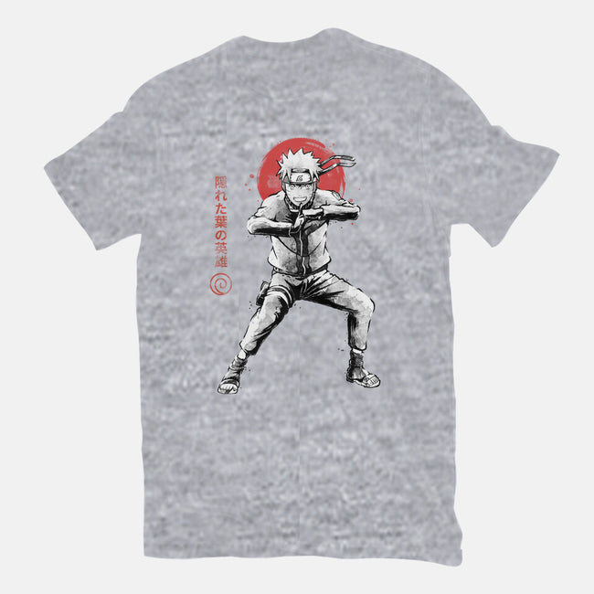 Hero Of The Hidden Leaf Sumi-e-Unisex-Basic-Tee-Astrobot Invention