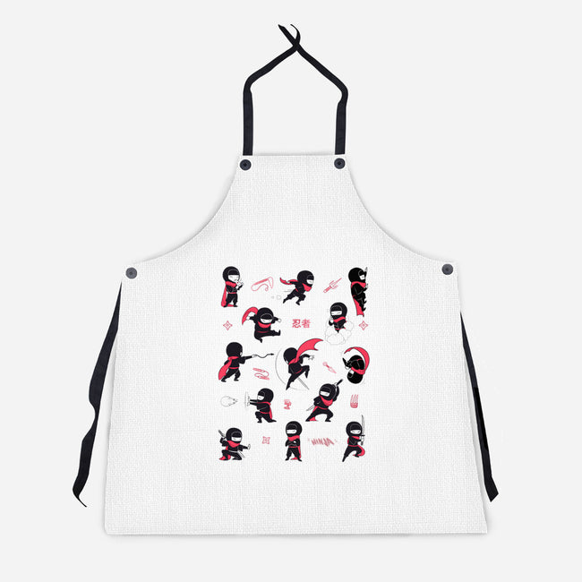 Little Ninjas-Unisex-Kitchen-Apron-Bruno Mota