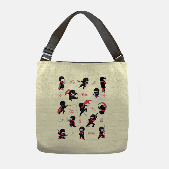 Little Ninjas-None-Adjustable Tote-Bag-Bruno Mota