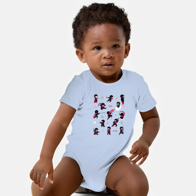 Little Ninjas-Baby-Basic-Onesie-Bruno Mota