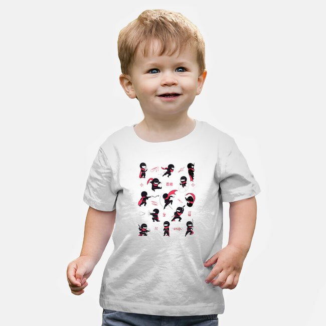 Little Ninjas-Baby-Basic-Tee-Bruno Mota