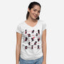 Little Ninjas-Womens-V-Neck-Tee-Bruno Mota