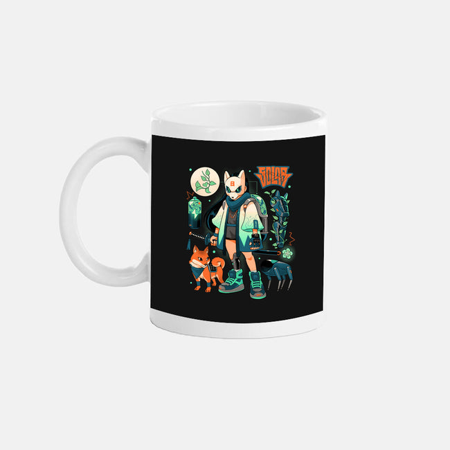 Dogs And Plants-None-Mug-Drinkware-Bruno Mota