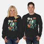 Dogs And Plants-Unisex-Crew Neck-Sweatshirt-Bruno Mota