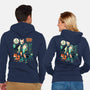 Dogs And Plants-Unisex-Zip-Up-Sweatshirt-Bruno Mota