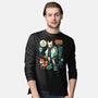 Dogs And Plants-Mens-Long Sleeved-Tee-Bruno Mota