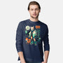 Dogs And Plants-Mens-Long Sleeved-Tee-Bruno Mota